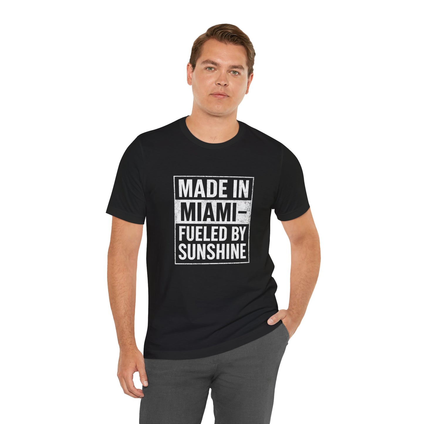 Miami Sunshine Tee for Coastal Vibes,