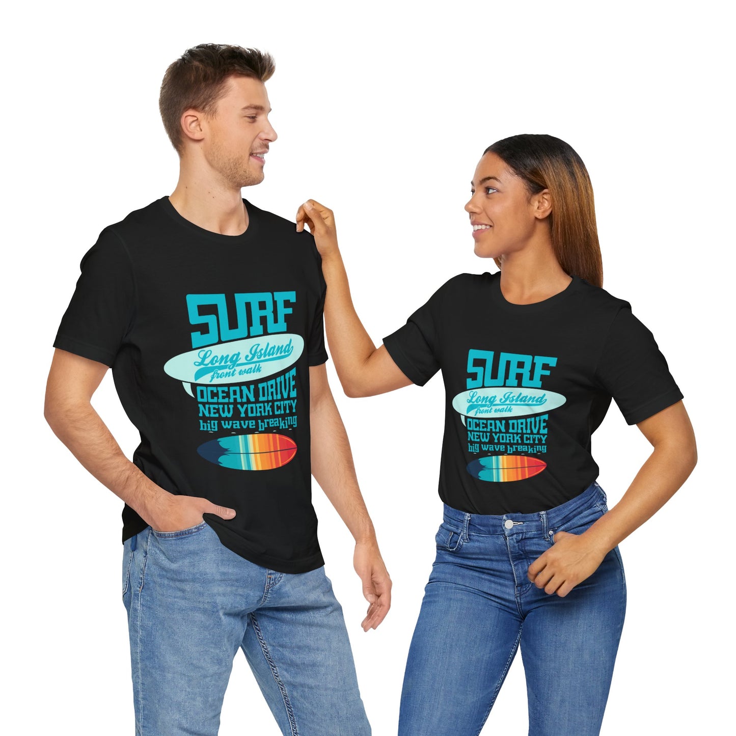 Surf Long Island Graphic Tee – Ocean Vibes Edition