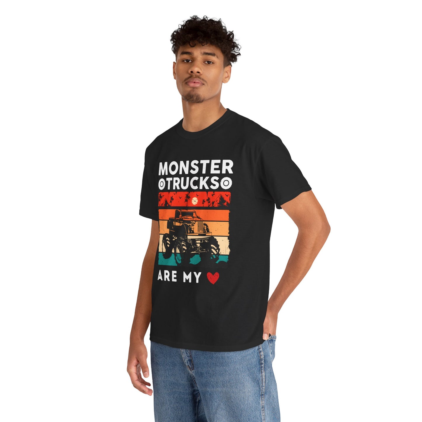 Monster Trucks Lover Cotton T-Shirt