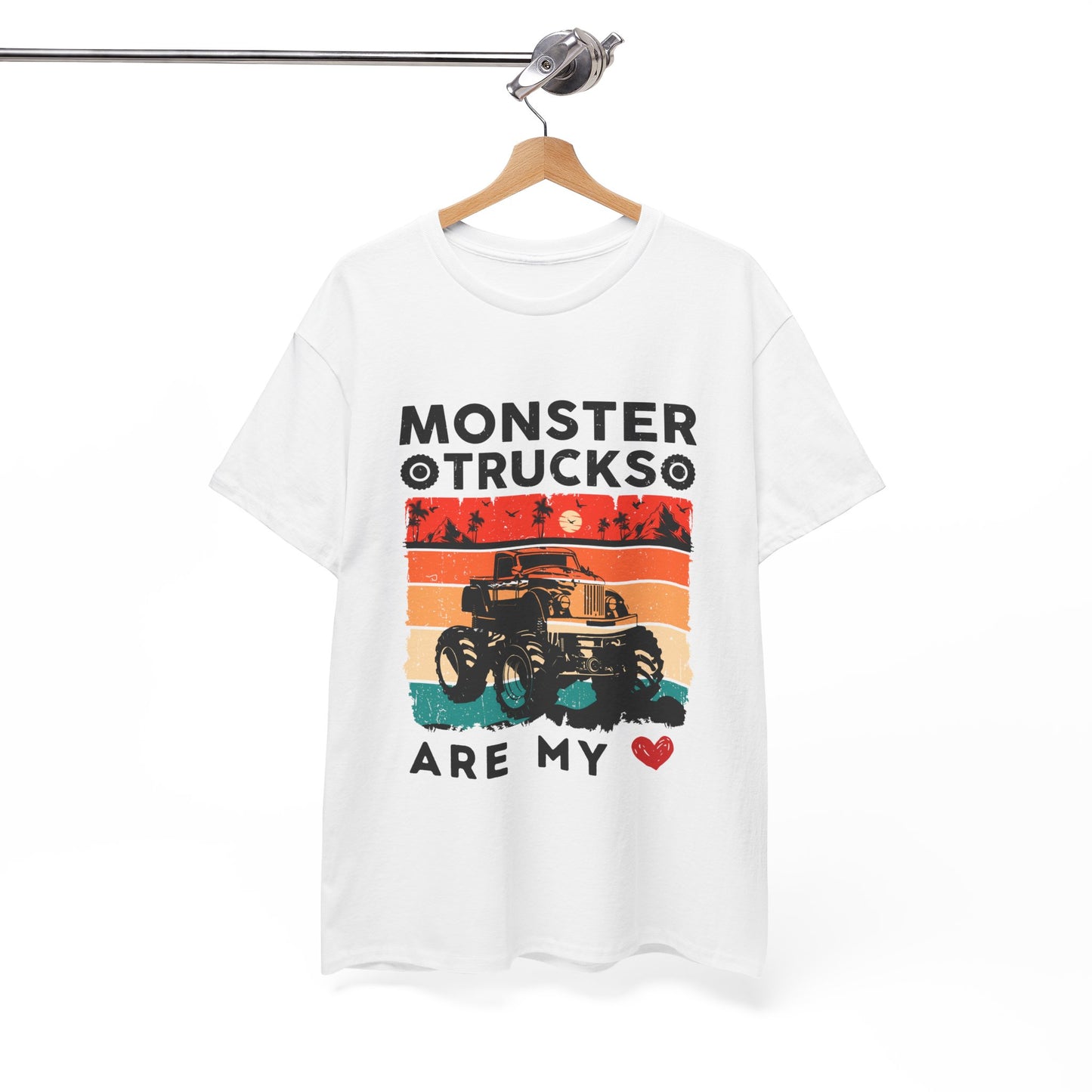 Monster Trucks Lover Cotton T-Shirt