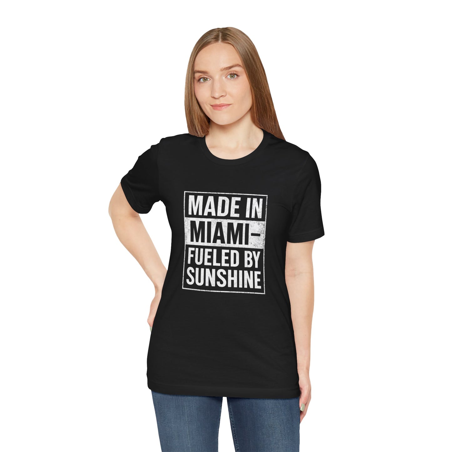 Miami Sunshine Tee for Coastal Vibes,