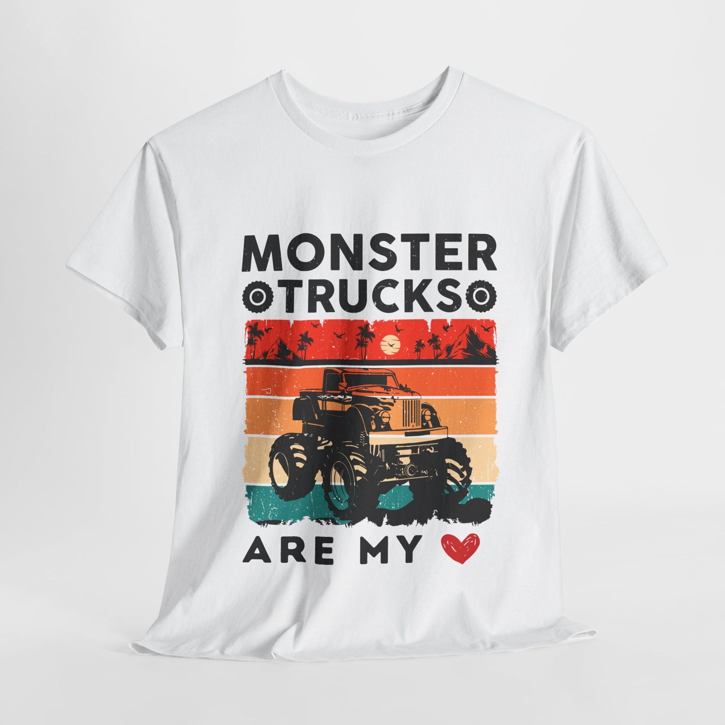 Monster Trucks Lover Cotton T-Shirt