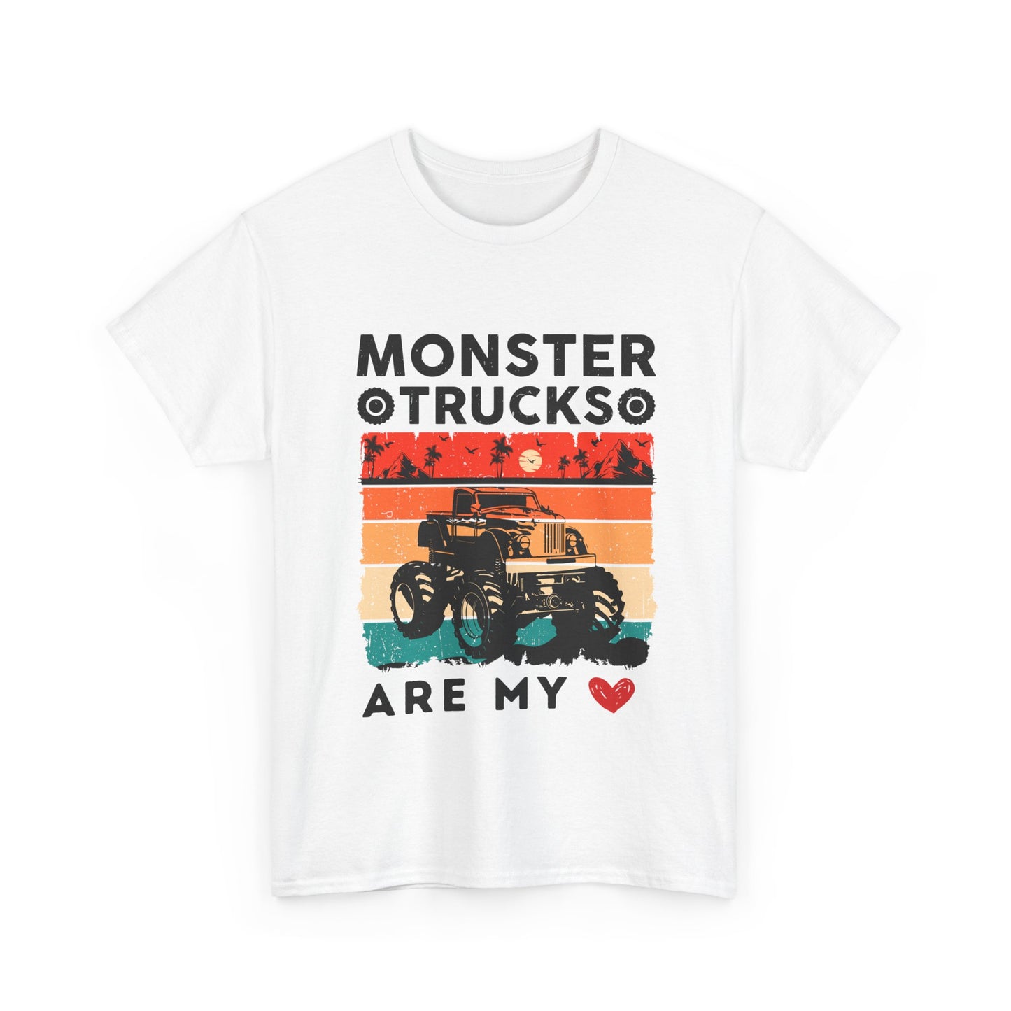 Monster Trucks Lover Cotton T-Shirt