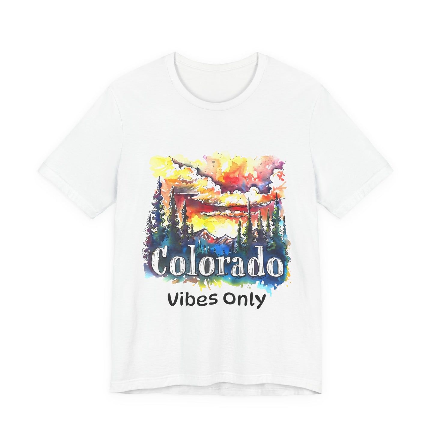Colorado Vibes Only , Summer Apparel, Travel Souvenir,