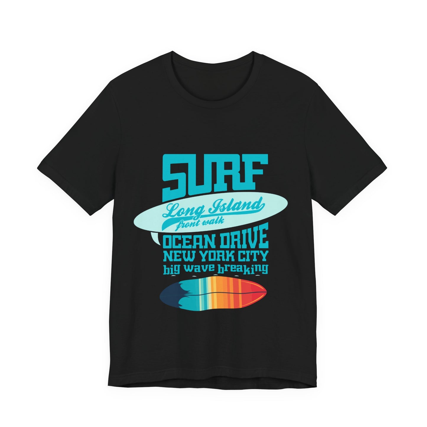 Surf Long Island Graphic Tee – Ocean Vibes Edition