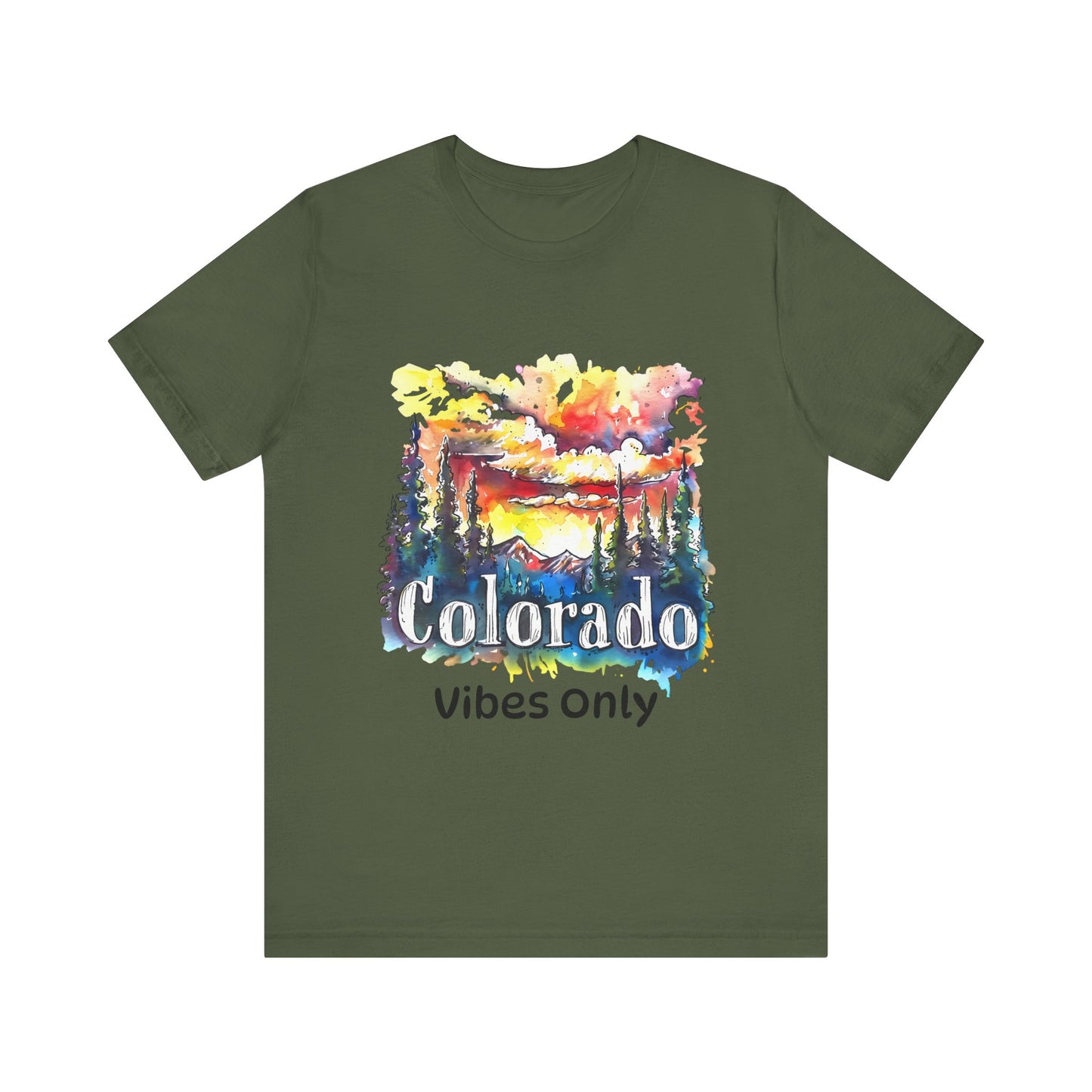 Colorado Vibes Only , Summer Apparel, Travel Souvenir,