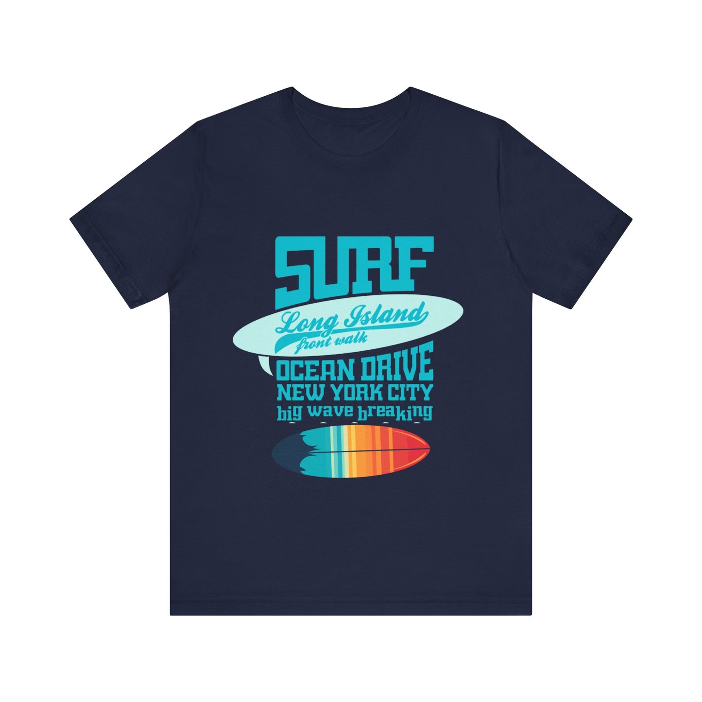 Surf Long Island Graphic Tee – Ocean Vibes Edition