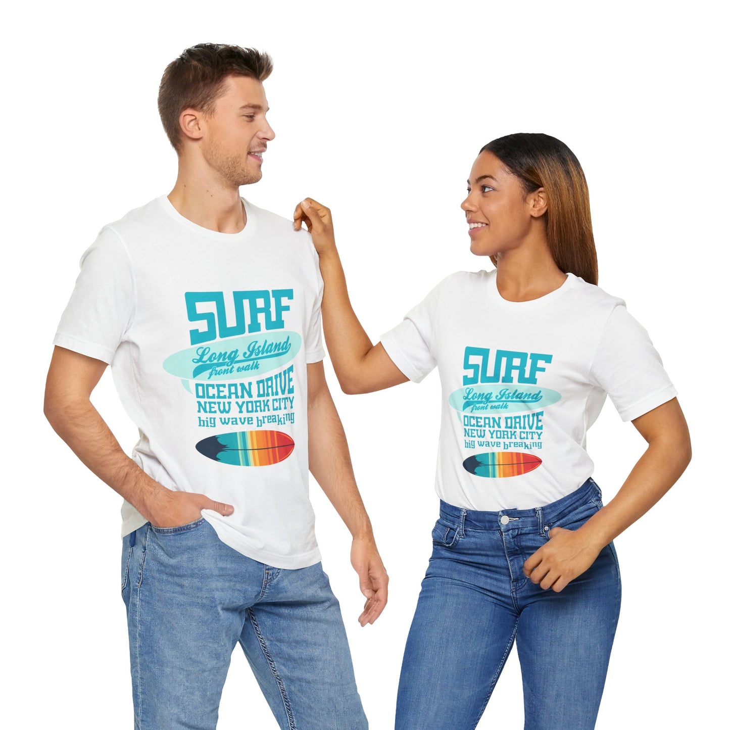 Surf Long Island Graphic Tee – Ocean Vibes Edition