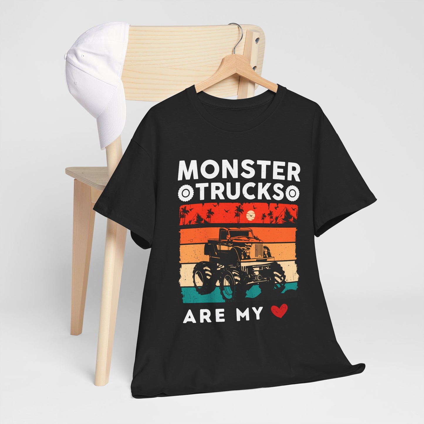 Monster Trucks Lover Cotton T-Shirt