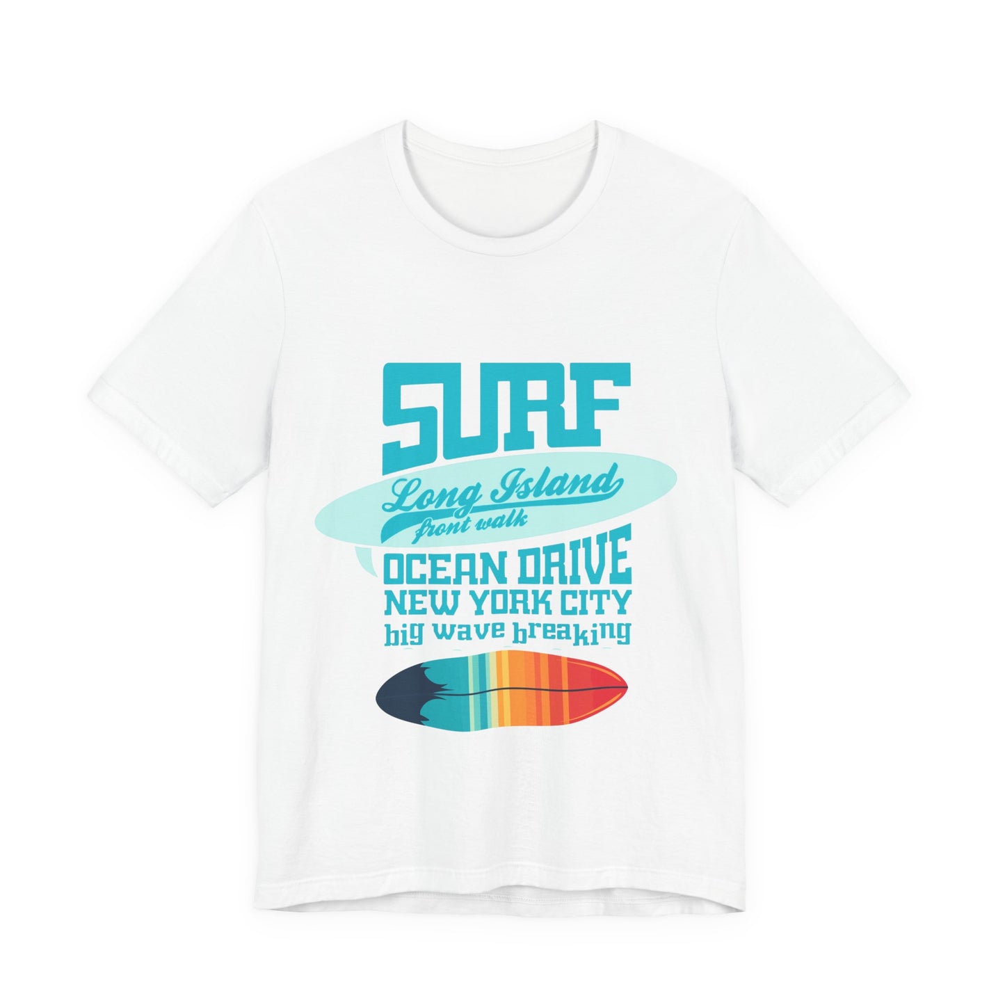 Surf Long Island Graphic Tee – Ocean Vibes Edition