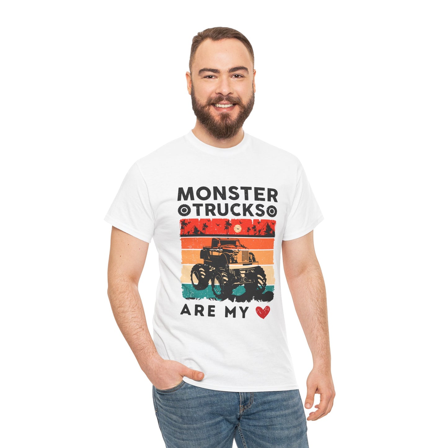 Monster Trucks Lover Cotton T-Shirt