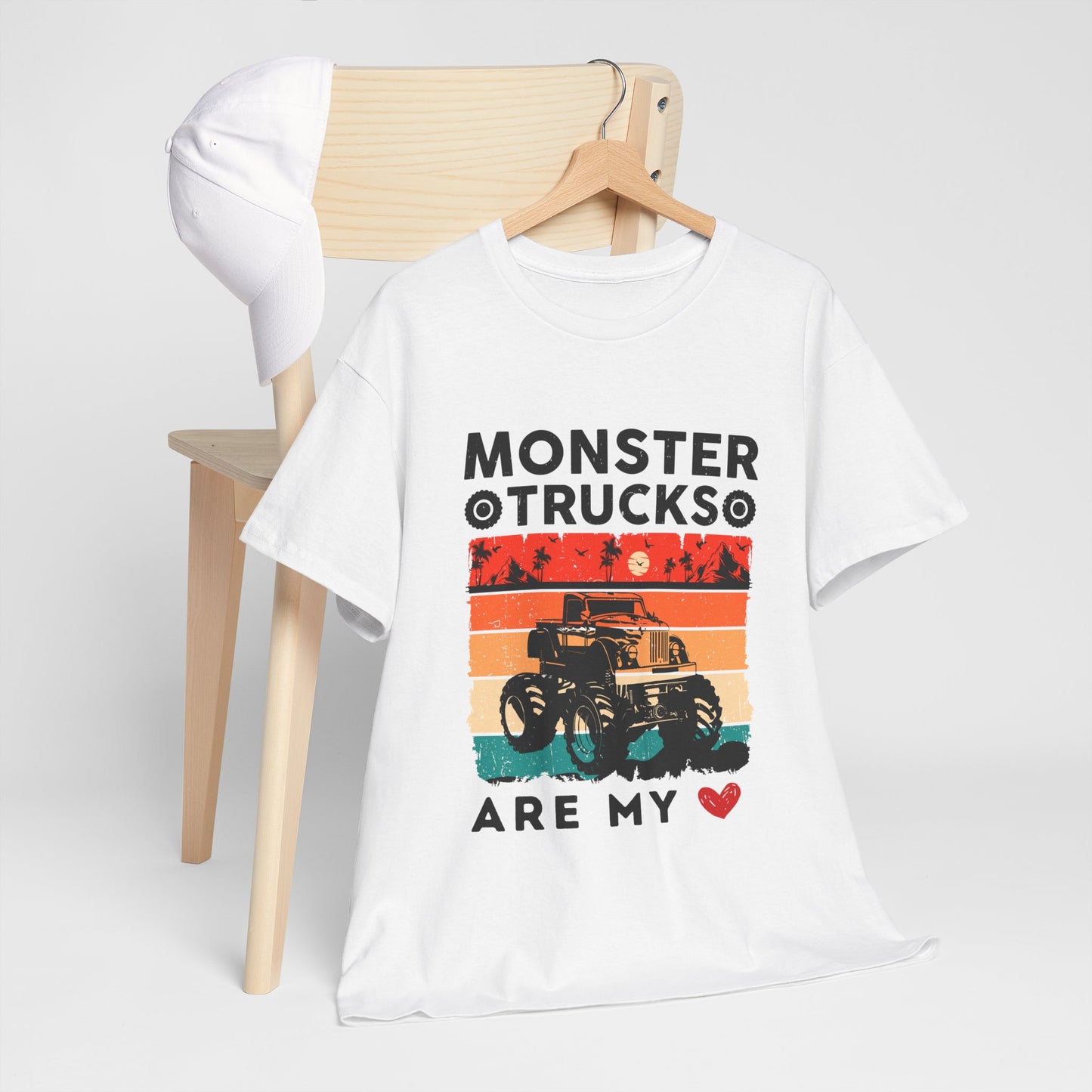 Monster Trucks Lover Cotton T-Shirt