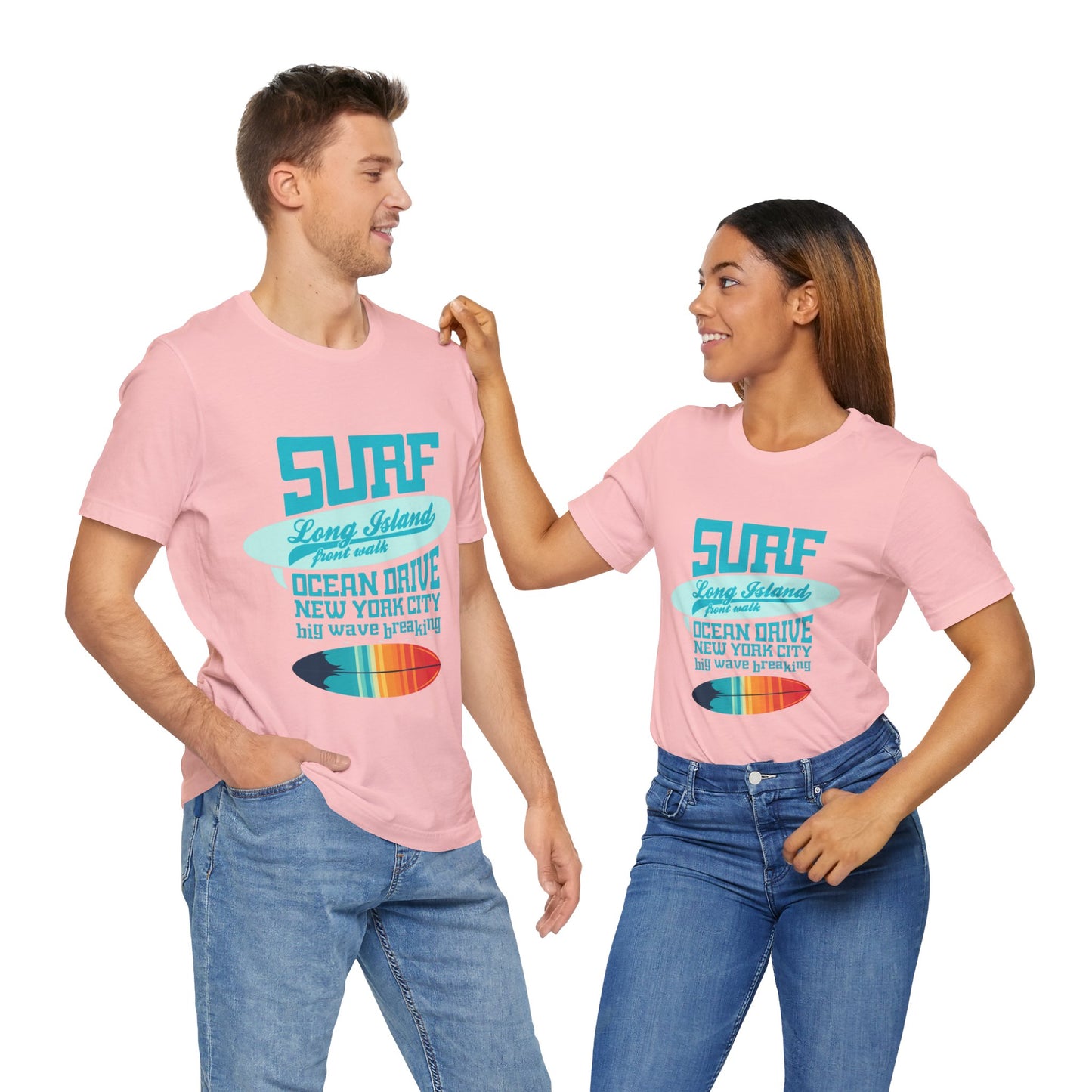Surf Long Island Graphic Tee – Ocean Vibes Edition