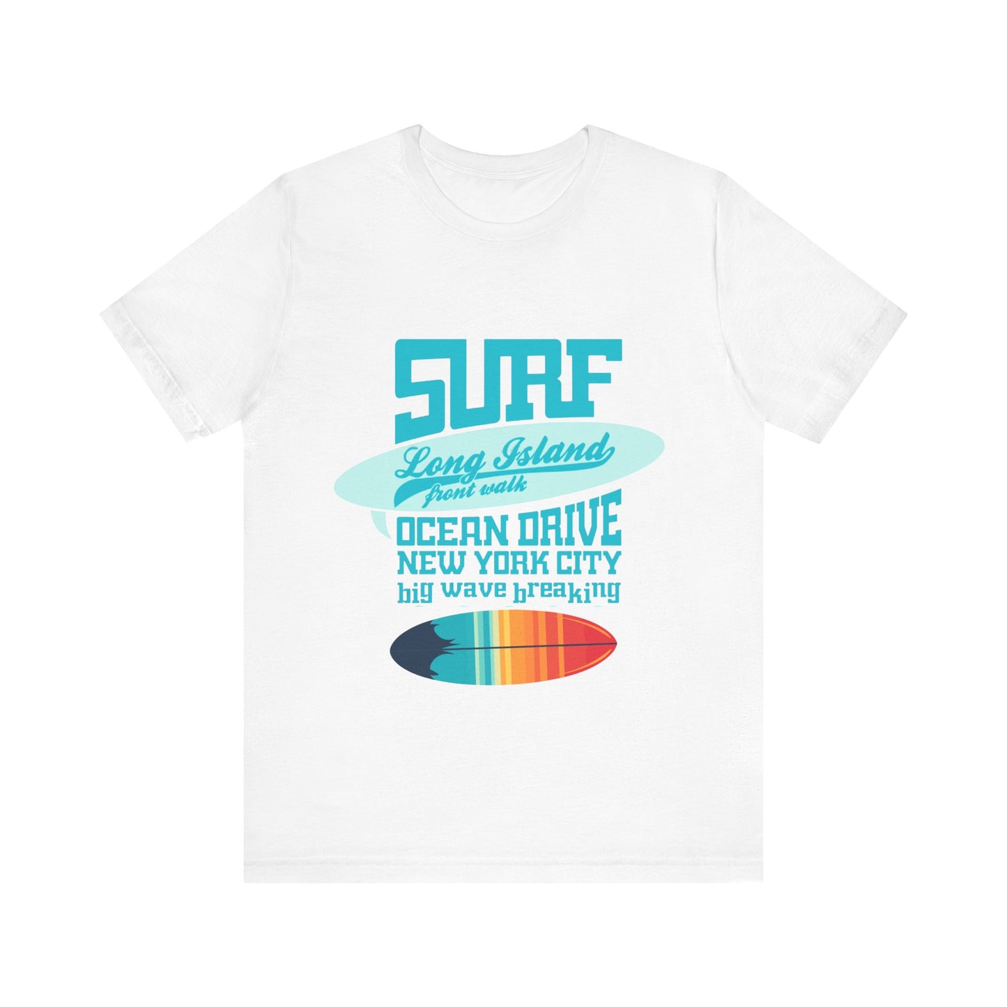 Surf Long Island Graphic Tee – Ocean Vibes Edition