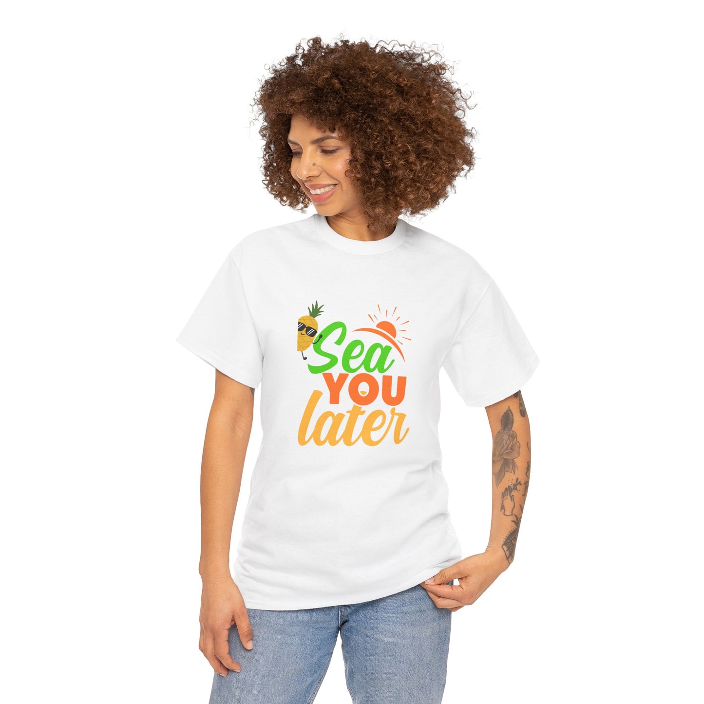 Sea You Later Unisex Heavy Cotton  Shirt