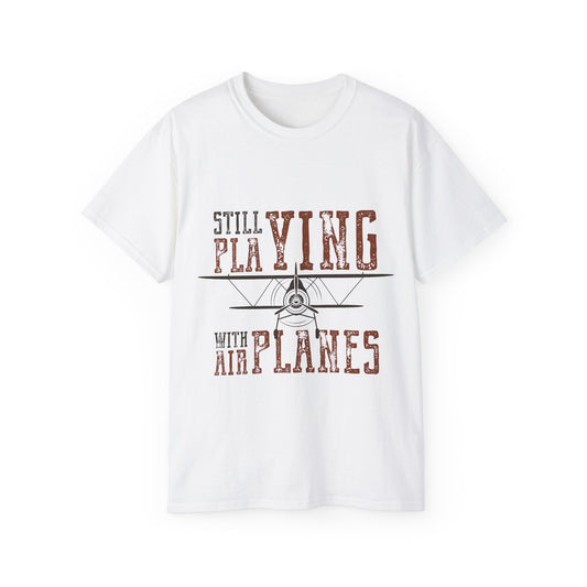 Vintage Airplane Graphic Tee, Perfect Gift for Aviators,