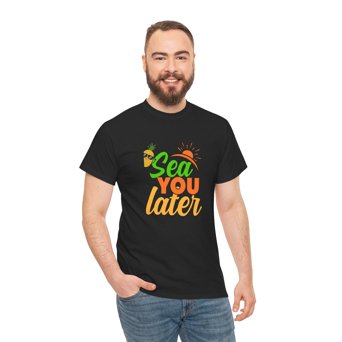 Sea You Later Unisex Heavy Cotton  Shirt