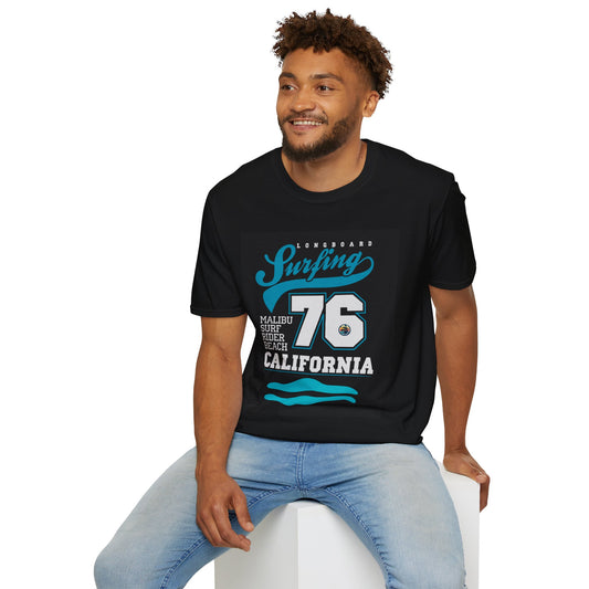 California Surf 76 Tee – Malibu Beach Classic