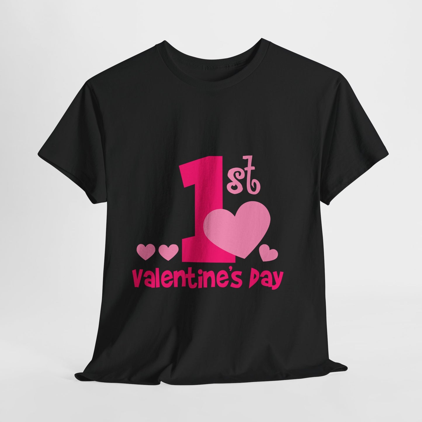Valentine's Day First Tee for Couples, Cute Unisex Cotton T-Shirt, Perfect Gift for New Parents, Fun Valentine's Day Tee, Celebration [...]