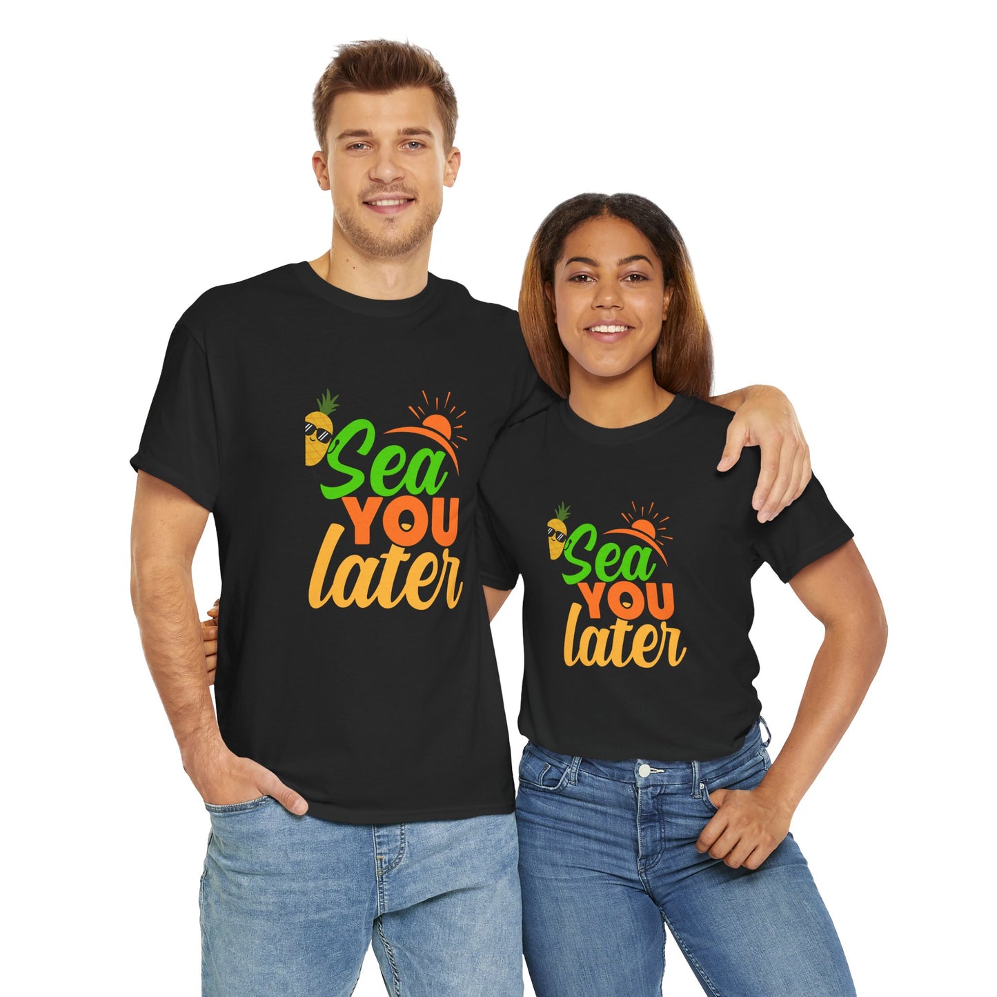 Sea You Later Unisex Heavy Cotton  Shirt